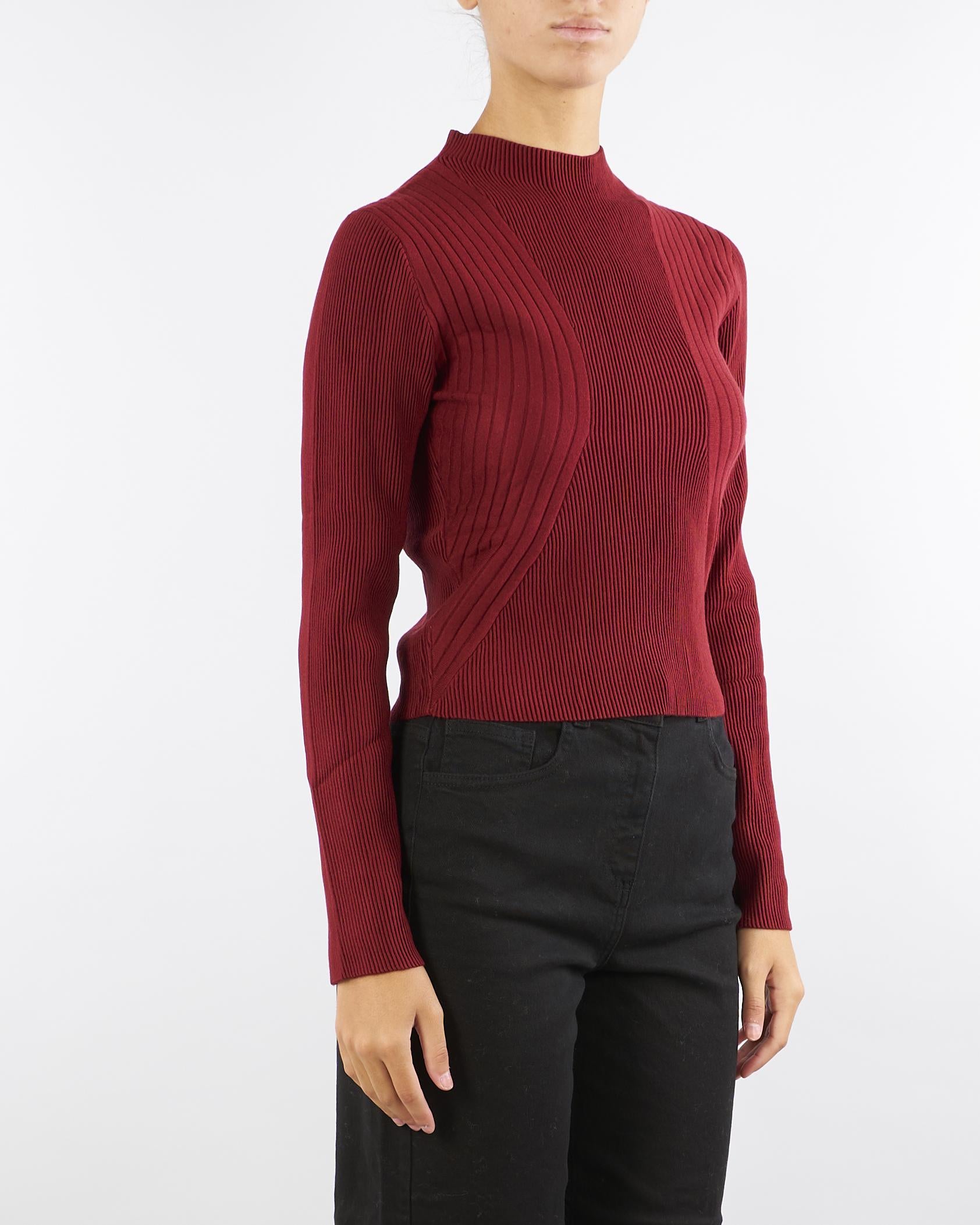 Maglia Rubino a costine MONDO 503 NENETTE 