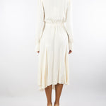 Abito Milk in georgette con collana tubolare ABT0356E2 DZ9 ELISABETTA FRANCHI 