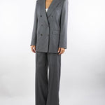 Giacca Grigio doppiopetto in flanella GI091610540261 922 SEVENTY 