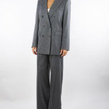 Giacca Grigio doppiopetto in flanella GI091610540261 922 SEVENTY 