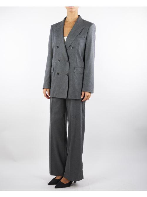 Giacca Grigio doppiopetto in flanella GI091610540261 922 SEVENTY 