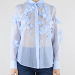 Camicia Frosty Pervinca in organza FROSTY 417 NENETTE 