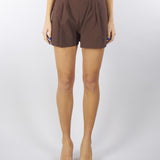 Shorts Moro in popeline con cintura