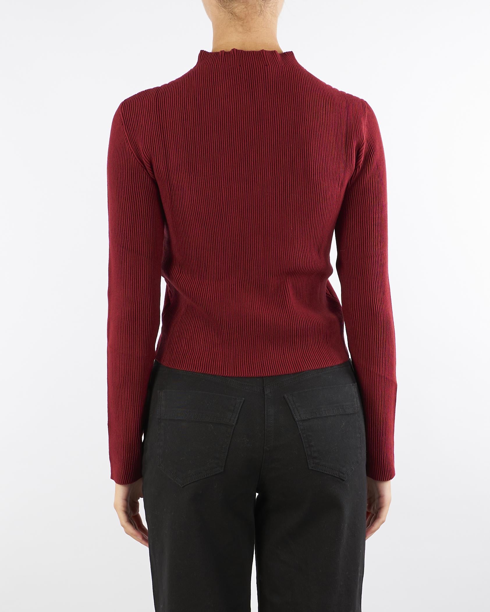 Maglia Rubino a costine MONDO 503 NENETTE 