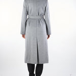 Cappotto Grigio in drap di pura lana LORIANA 11 MAX MARA STUDIO 