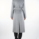 Cappotto Grigio in drap di pura lana LORIANA 11 MAX MARA STUDIO 