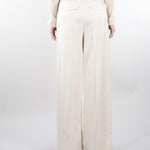 Pantalone Burro in satin con doppia pences PA10301TRAS0040 V0359 SIMONA CORSELLINI 