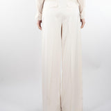 Pantalone Burro in satin con doppia pences PA10301TRAS0040 V0359 SIMONA CORSELLINI 