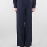 Pantalone Blu con elastico in vita WKDMALLO 1 MAX MARA WEEKEND 