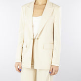 Blazer Burro con chiusura catena in metallo