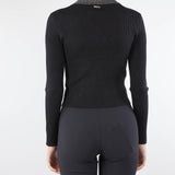 Maglia a costine con profili oro No Secrets