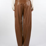 Pantaloni Cuoio in jersey spalmato LORD 1 PENNY BLACK 