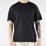 T-shirt Nero in filo di Scozia Relaxed fit U0291R5001 80 UNGARO 