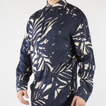 Camicia in viscosa con stampa all over Relaxed fit EM005762AF13285 F1047 EMPORIO ARMANI 