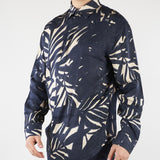 Camicia in viscosa con stampa all over Relaxed fit EM005762AF13285 F1047 EMPORIO ARMANI 