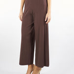 Pantalone Marrone in filato di viscosa SUPERBO 5 MAX MARA WEEKEND 