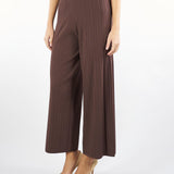 Pantalone Marrone in filato di viscosa SUPERBO 5 MAX MARA WEEKEND 