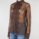 Camicia Cioccolato in pizzo RA6155J3901 90913 BLUGIRL 