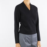 Maglia Nero con incrocio Malesia MALESIA 700 NENETTE 