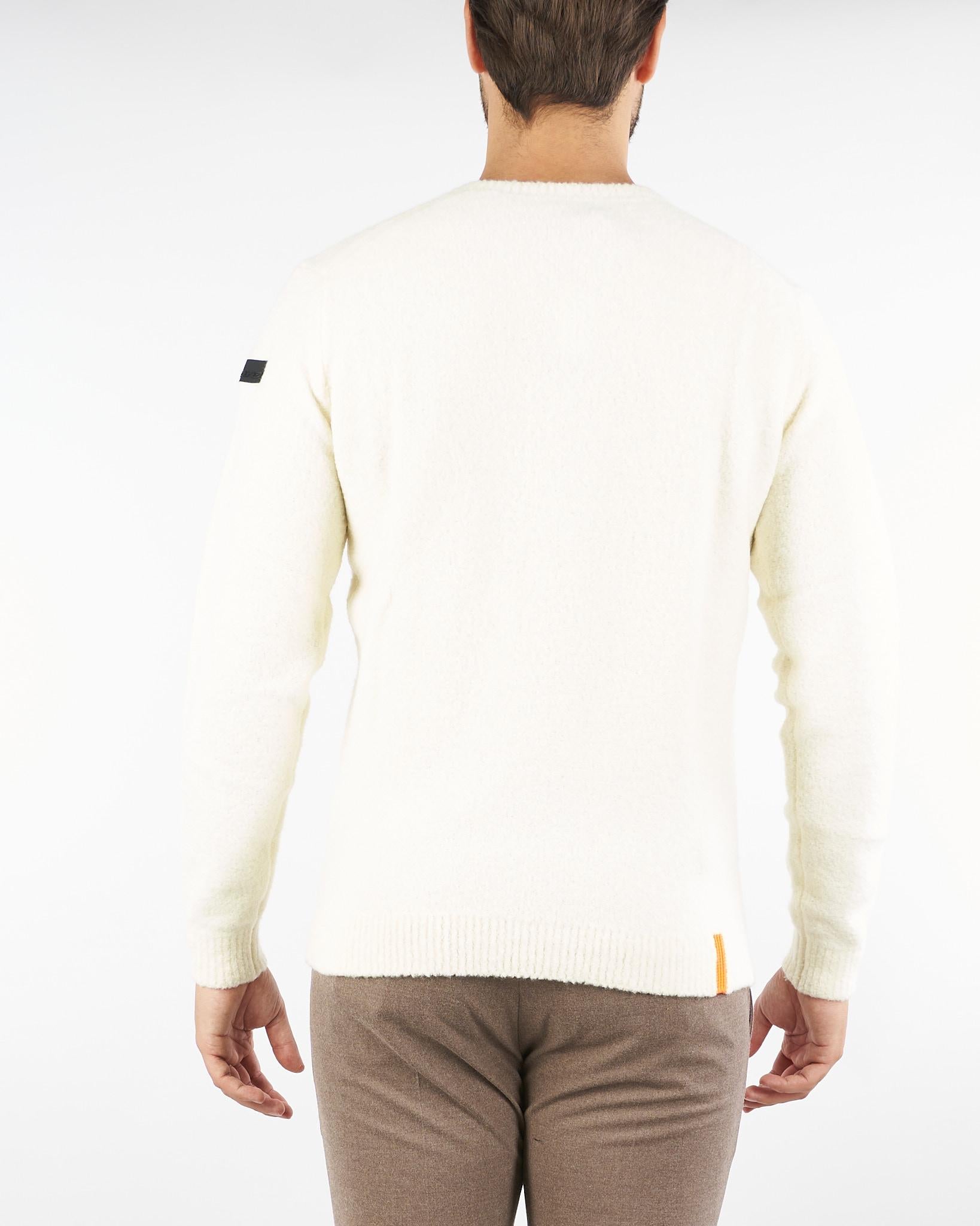 Maglia Panna Bouclè Round Knit W25163 32 RRD 