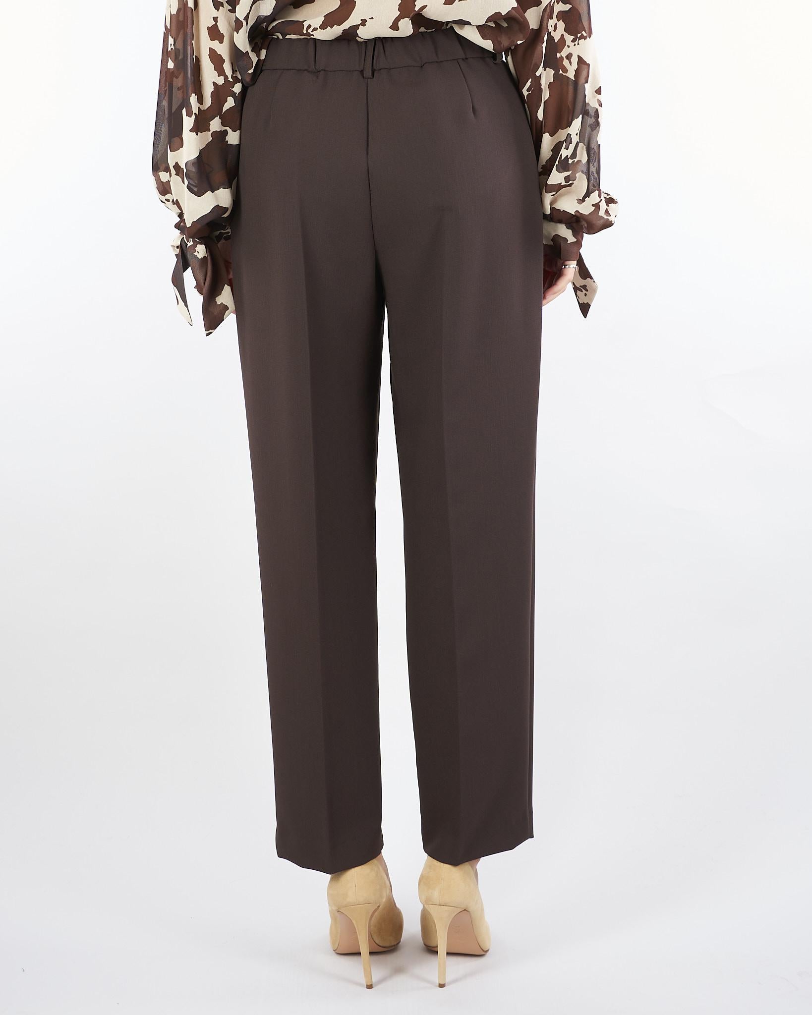 Pantalone dritto Moro RI9MR17 80 ANGELA DAVIS 