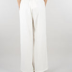 Pantalone Bianco wide leg con elastico SS260084 1 ELEH 