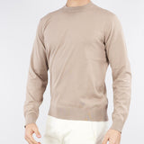 Maglia Tortora in puro cotone extrafine