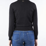 Cardigan Nero con strass all over NS063 99 NO SECRETS 