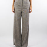 Pantaloni Tortora in tela tramata PA01501TTEL0013 V00 SIMONA CORSELLINI 