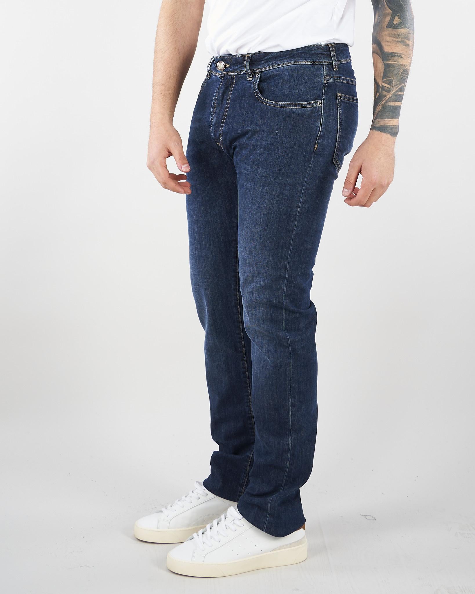 Jeans in Denim lavaggio scuro JOHND177C091 752 CAMOUFLAGE 
