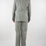 Abito Verde gessato doppiopetto 27NZ112767270 50 CORNELIANI 