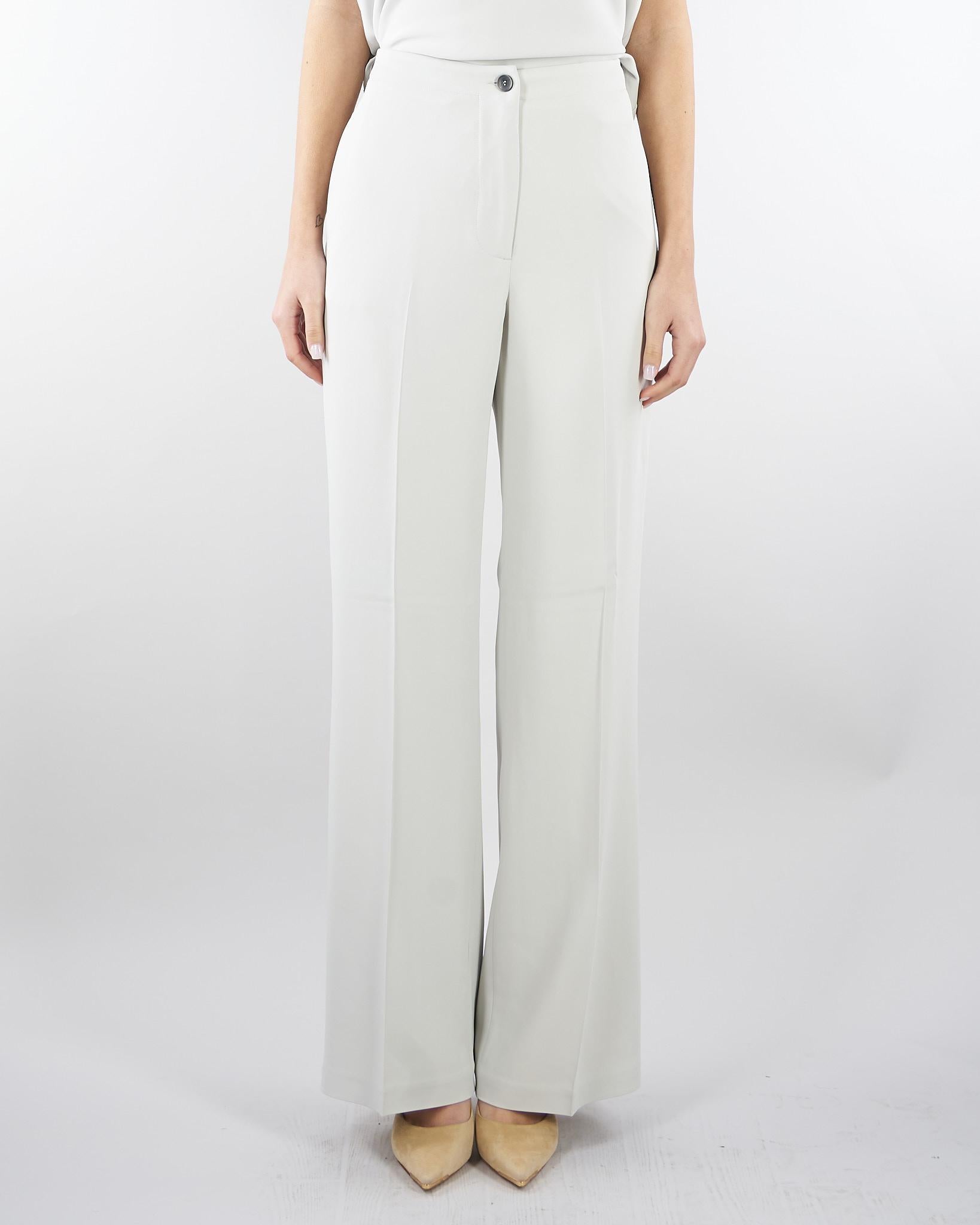 Pantalone Calce lungo relax fit elasticato dietro in cady crêpe viscosa PT1173460206 902 SEVENTY 