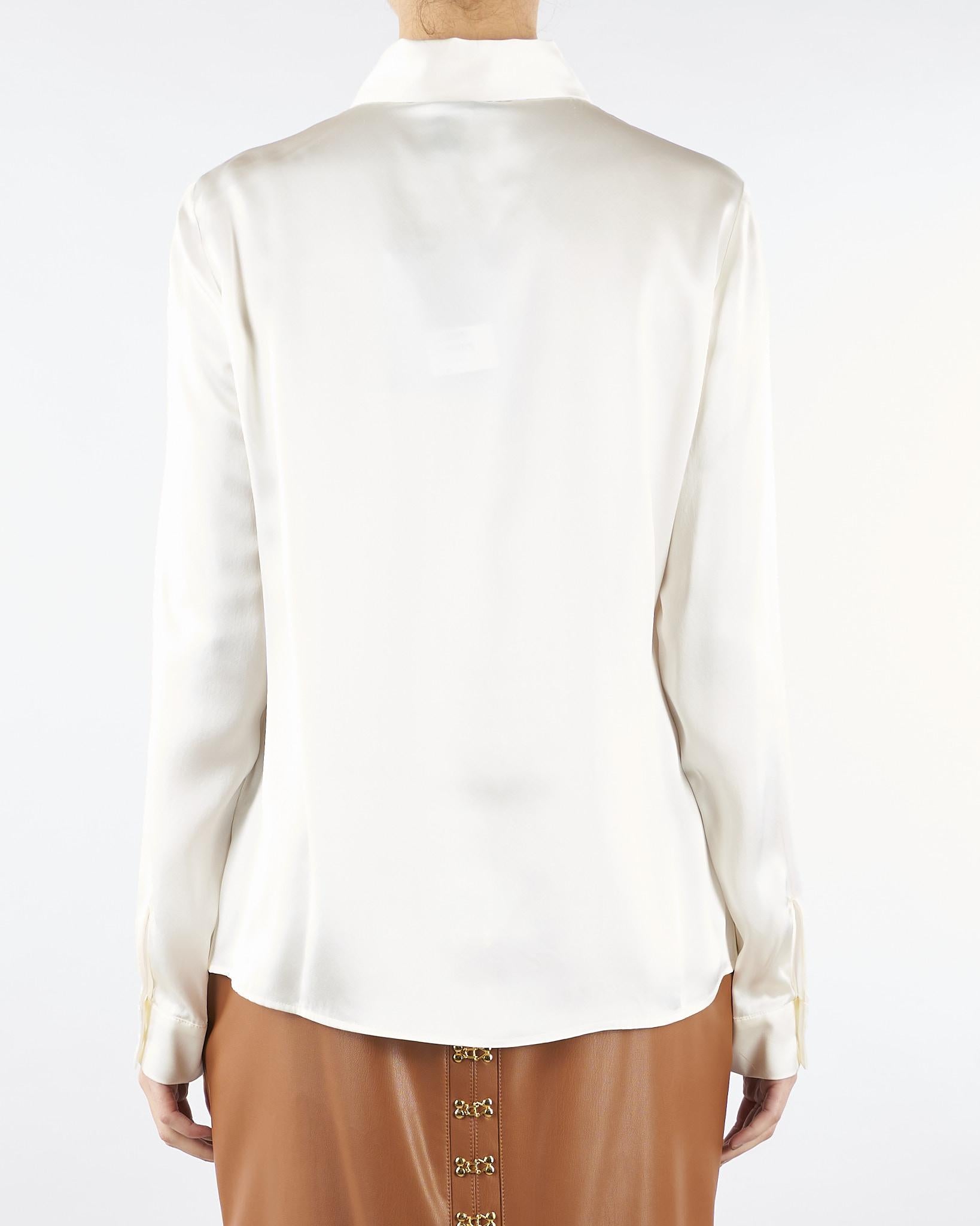 Camicia Avorio in seta FAUSTINA 4 NENETTE 