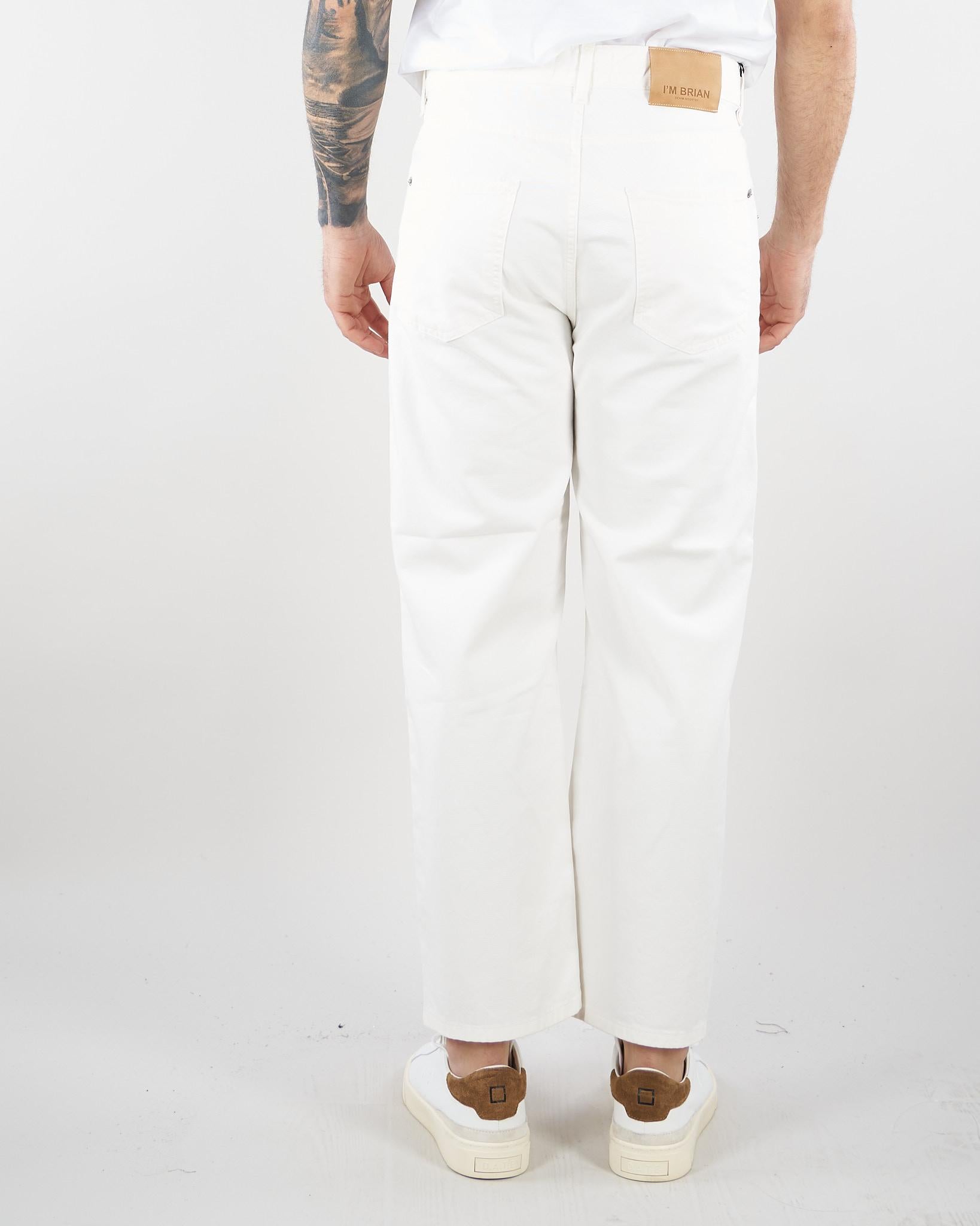 Jeans Bianco in Denim Relaxed fit BRADL7/26 1 I'M BRIAN 