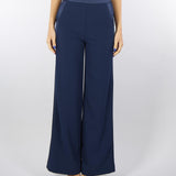 Pantalone Blu palazzo con tasche