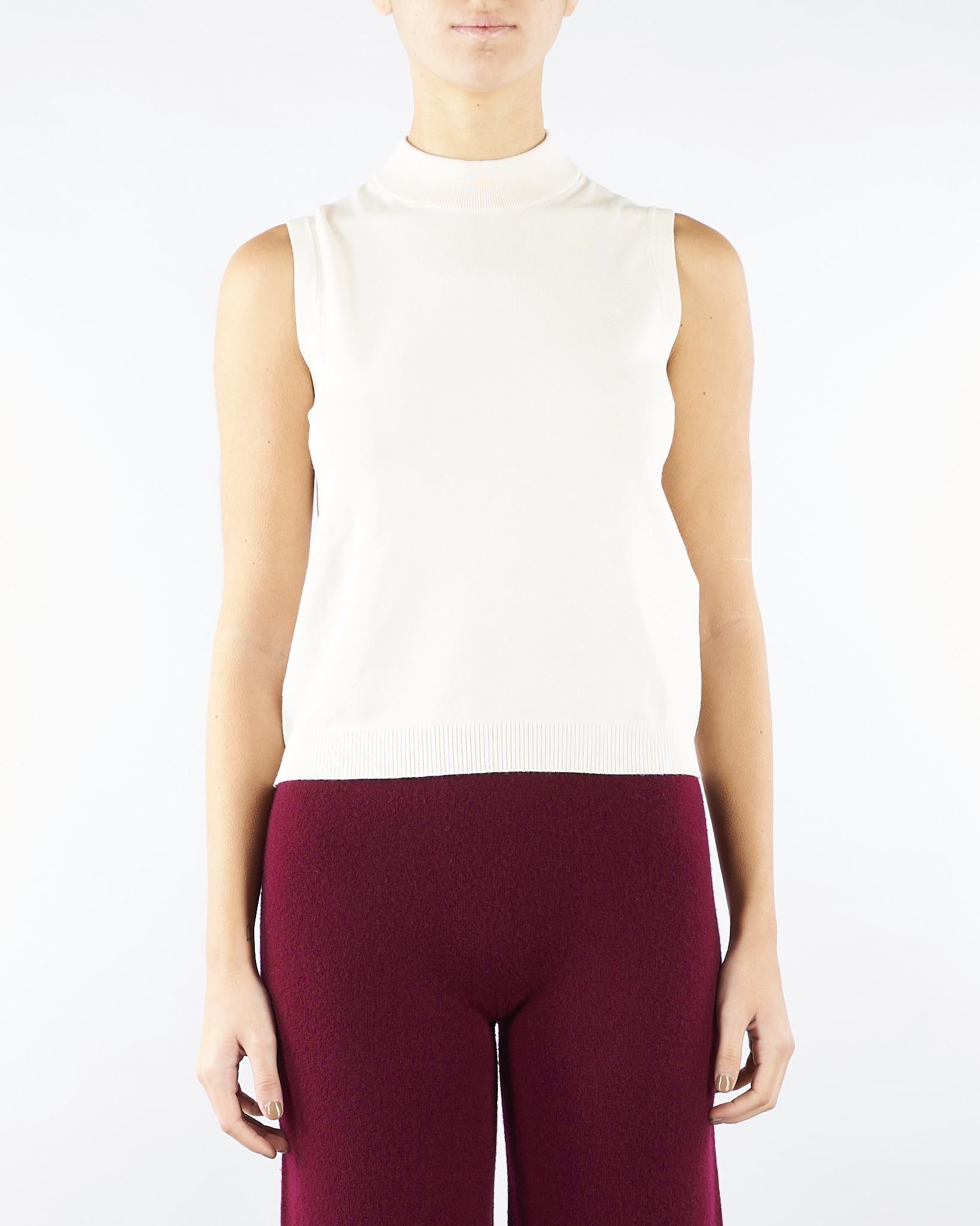 Top Panna in filato di viscosa stretch NAZIONE 2 MAX MARA WEEKEND 