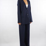 Giacca Blu in maglia con bottoni gioiello RF5281MA41R 93812 BLUGIRL 