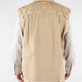 Gilet Beige in cotone Oversize CA3654 45 I'M BRIAN 