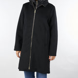 Giubbotto Nero in panno e nylon CS1711150974 999 SEVENTY 