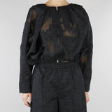 Bomber Nero con ricami M6ER00 100 MEIMEIJ 