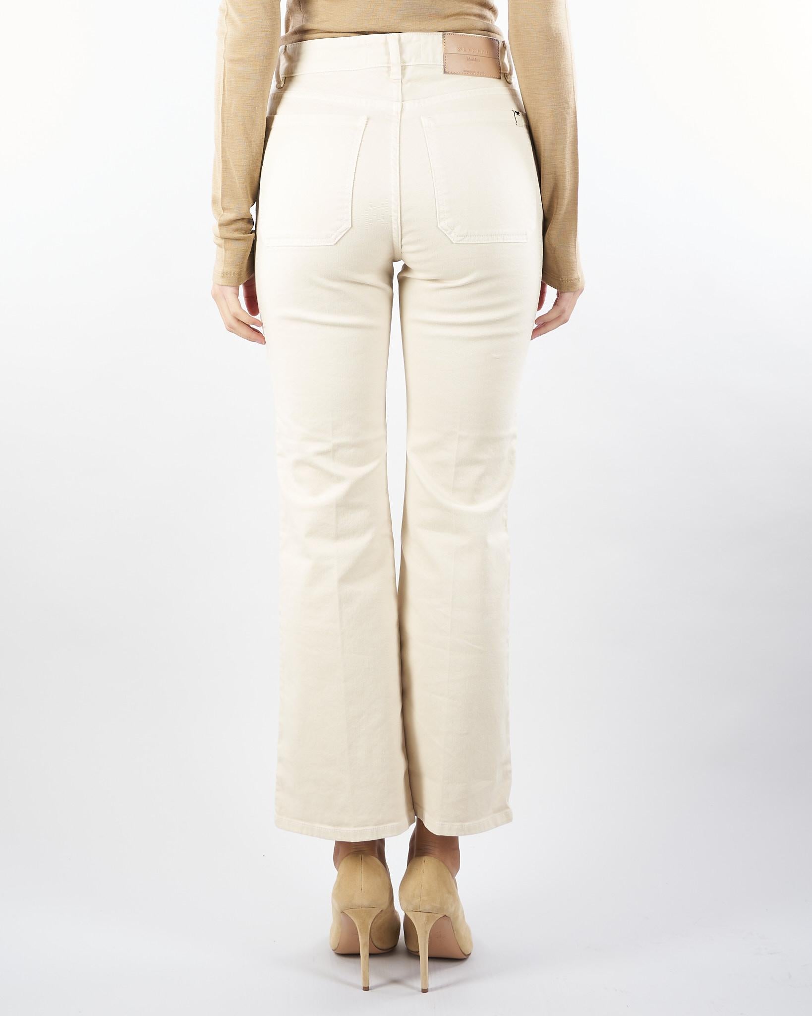 Jeans Panna in bull di cotone POLONIA 2 MAX MARA WEEKEND 