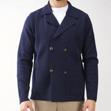 Giacca in maglia con bottoni gold Jeordie's