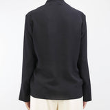 Blusa in pura seta con collo foulard Simona Corsellini