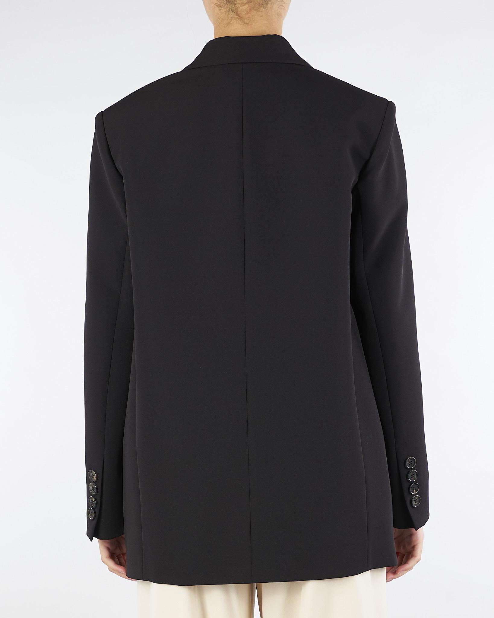 Blazer Nero oversize D47EI006E28 MF822 ERMANNO BY ERMANNO SCERVINO 