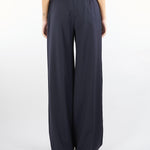 Pantalone Blu con coulisse in lana BERARD 8 MAX MARA STUDIO 