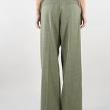 Pantalone Verde Ampio con Cinturino TAB0092 17 VICOLO 