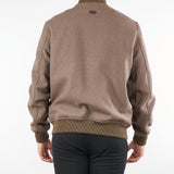 Giubbotto Bomber Tortora in lana GIU3469 30 I'M BRIAN 