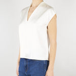 Blusa Avorio in doppio raso PBPBACCO 1 PENNY BLACK 