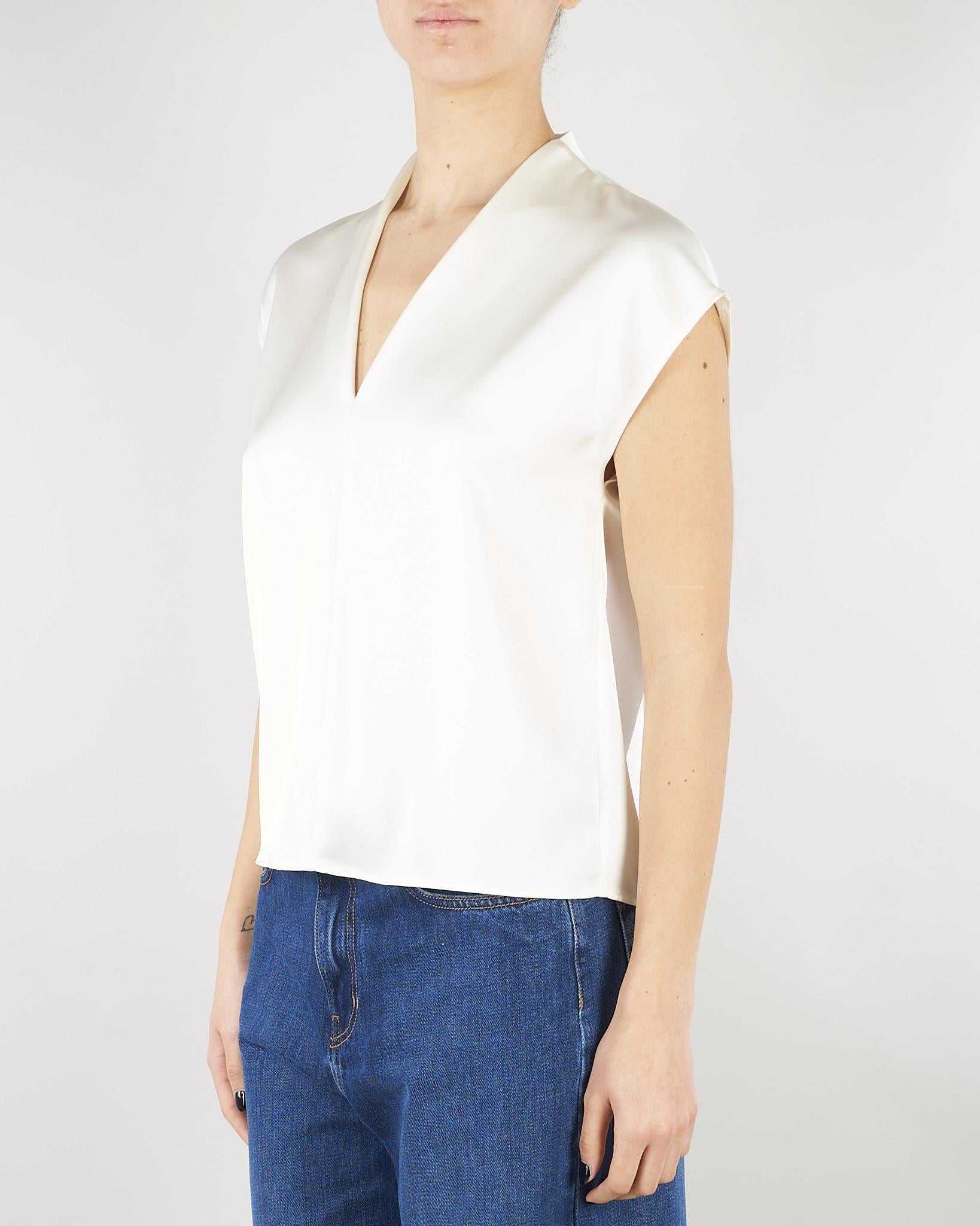 Blusa Avorio in doppio raso PBPBACCO 1 PENNY BLACK 
