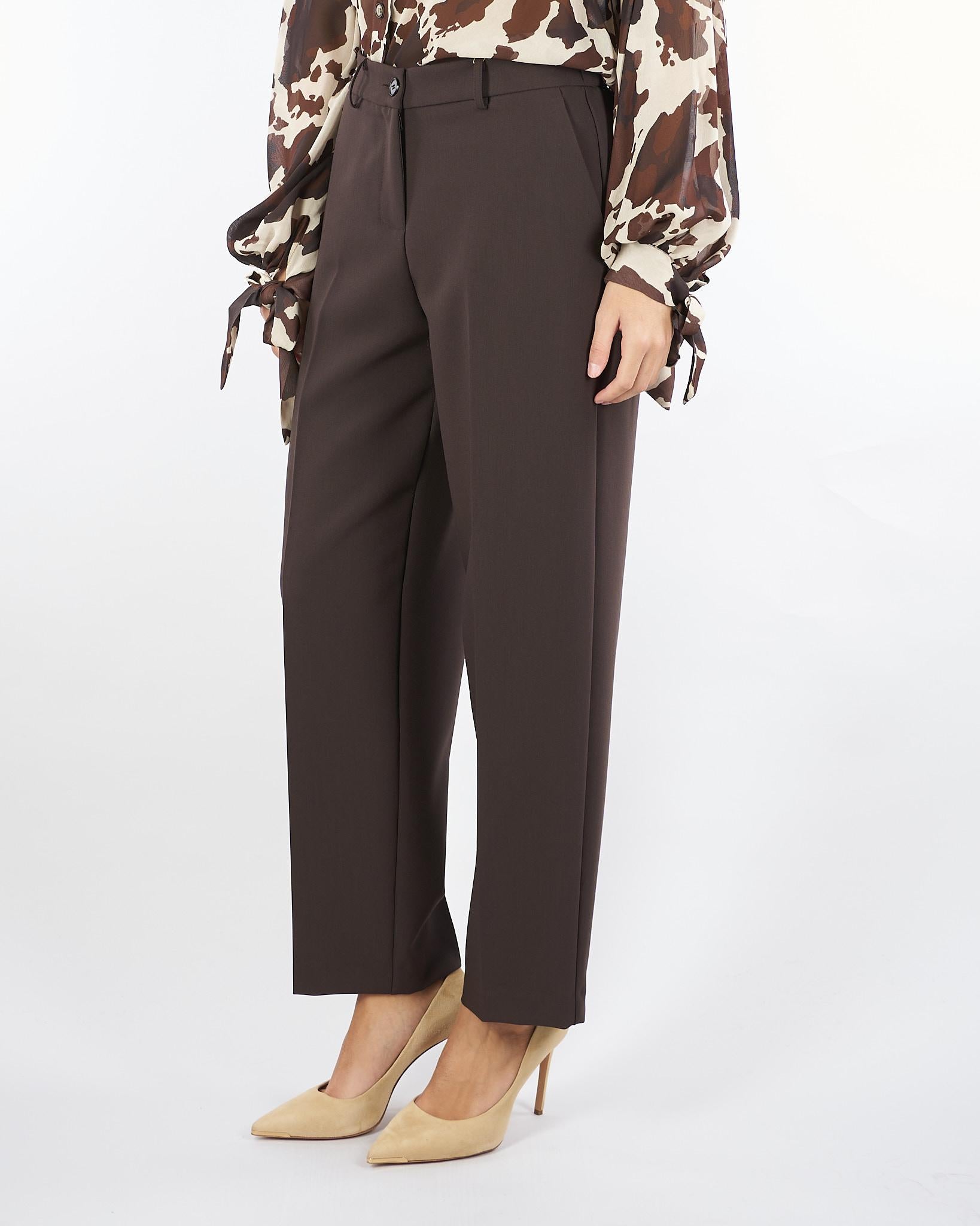 Pantalone dritto Moro RI9MR17 80 ANGELA DAVIS 